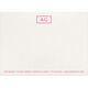 Bold Frame with 2 Initials Flat Note Cards - Letterpress Image 1 of 4
